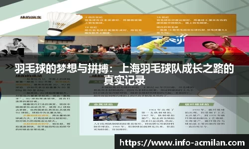 羽毛球的梦想与拼搏:上海羽毛球队成长之路的真实记录
