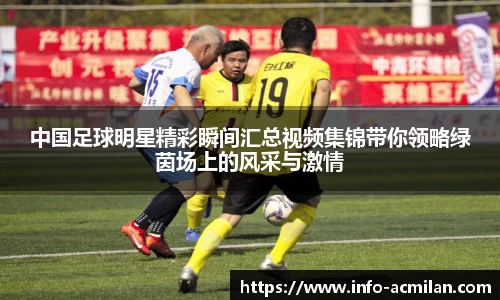 中国足球明星精彩瞬间汇总视频集锦带你领略绿茵场上的风采与激情